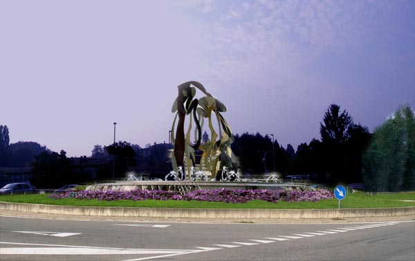 Arte contemporanea, corten e acciaio lucidato a specchio, artisti contemporanee, sculture moderne, moderne in acciaio, sculture contemporaneo, scultura in ferro
